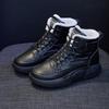 Factory velvet high-top snow boots women's 2025 winter new velvet ins Korean version warm casual cotton shoes