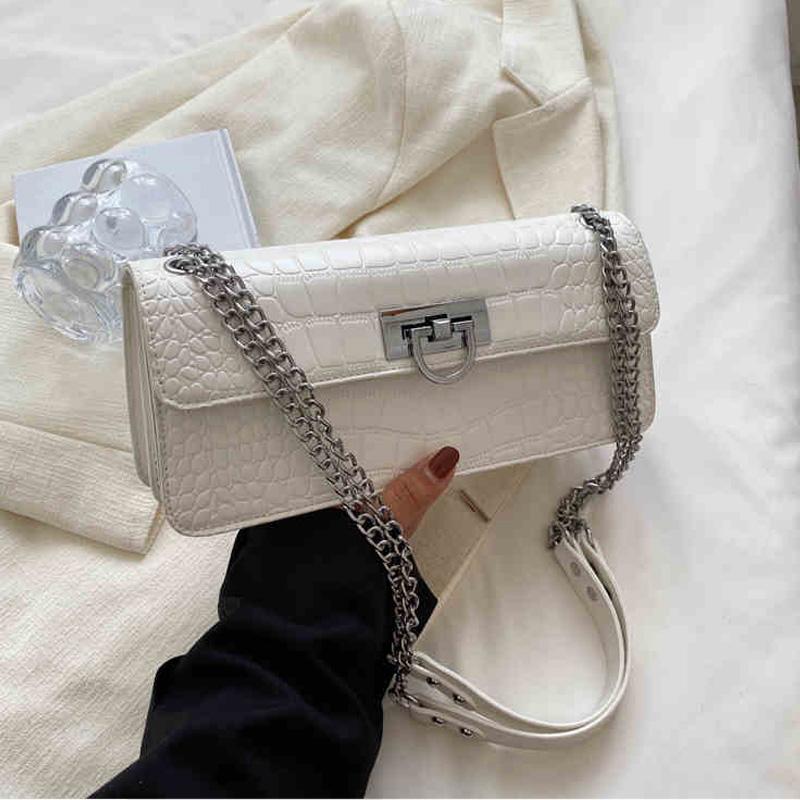 

French Pink Shoulder Bag for Women Versatile Chain Underarm Bags 2026 New Spring Texture Ste Pattern Crossbody Bag Trend (20cm<Max Length<30cm) бежевый