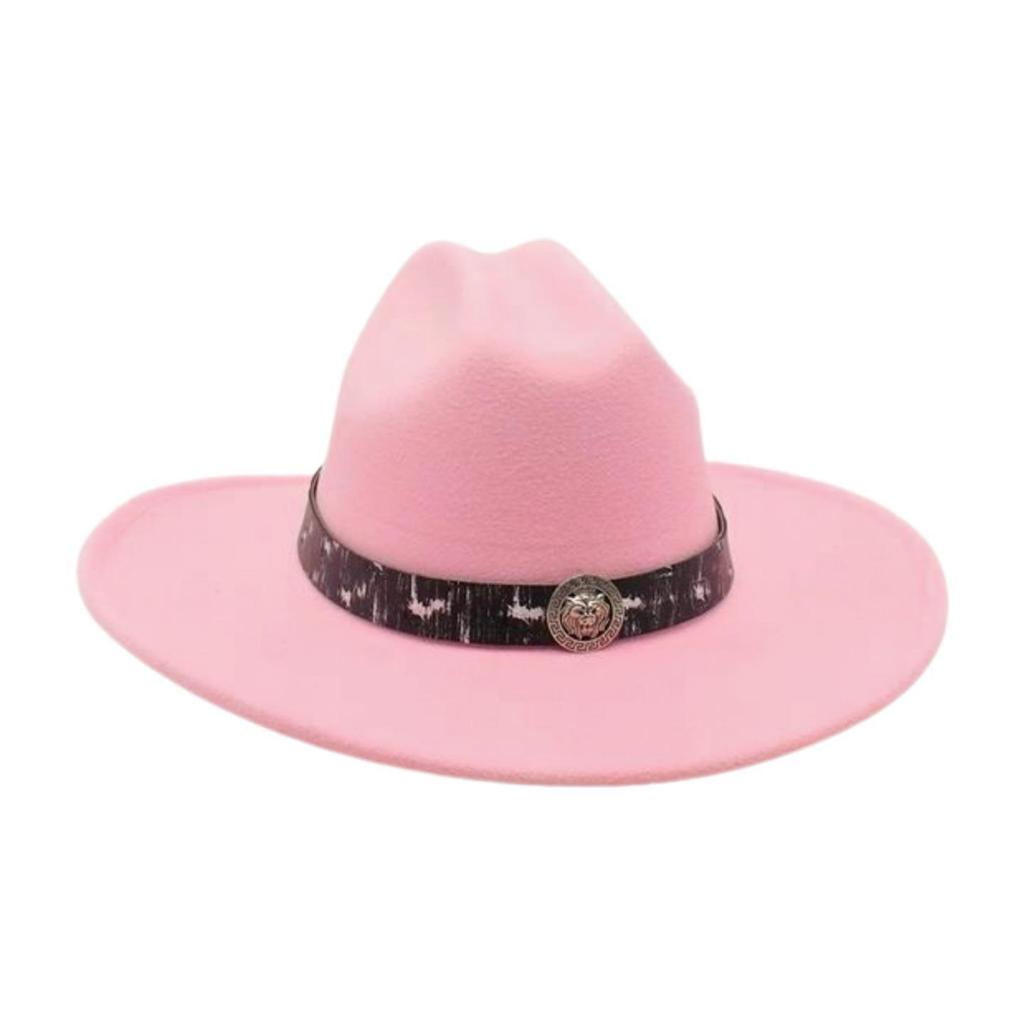 Outdoor Travel Fashion Sweet And Spicy Decorative Top Hat Wear Street Shot Retro Jazz Hat Popular Western Cowboy Hat