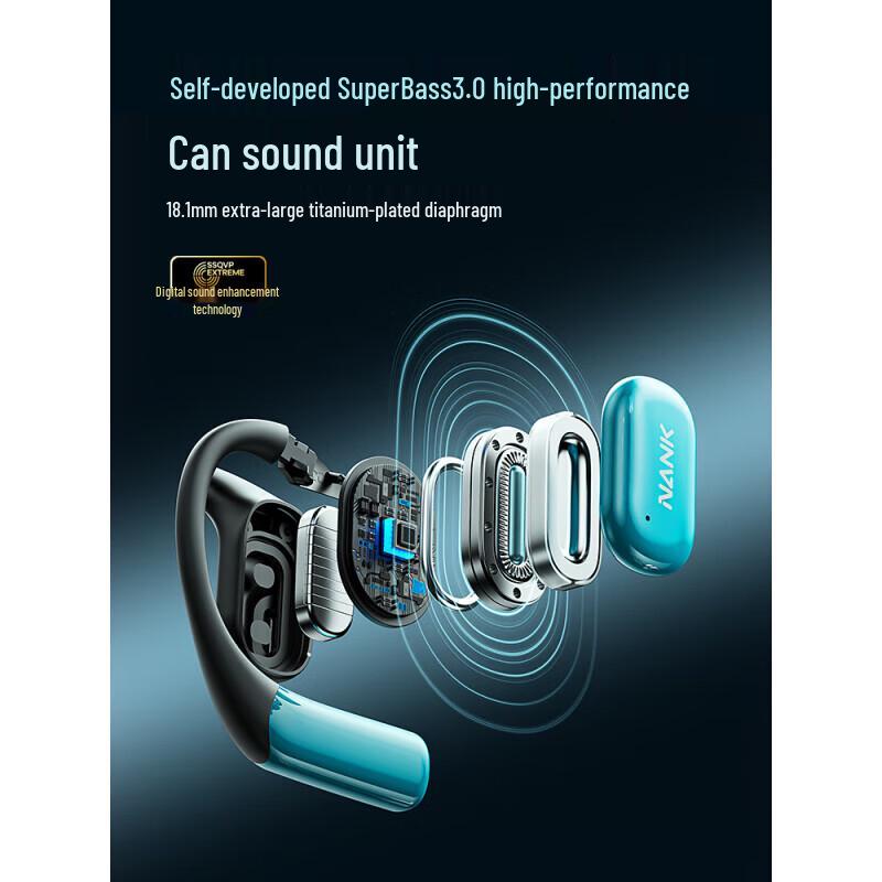 NANK OE CC2 Open-Ear Hook Bluetooth Headphones