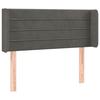 VidaXL LED Headboard Bedroom Furniture Single Bed Accessory Headboard Bed Frame Interior Dark Grey 3123413