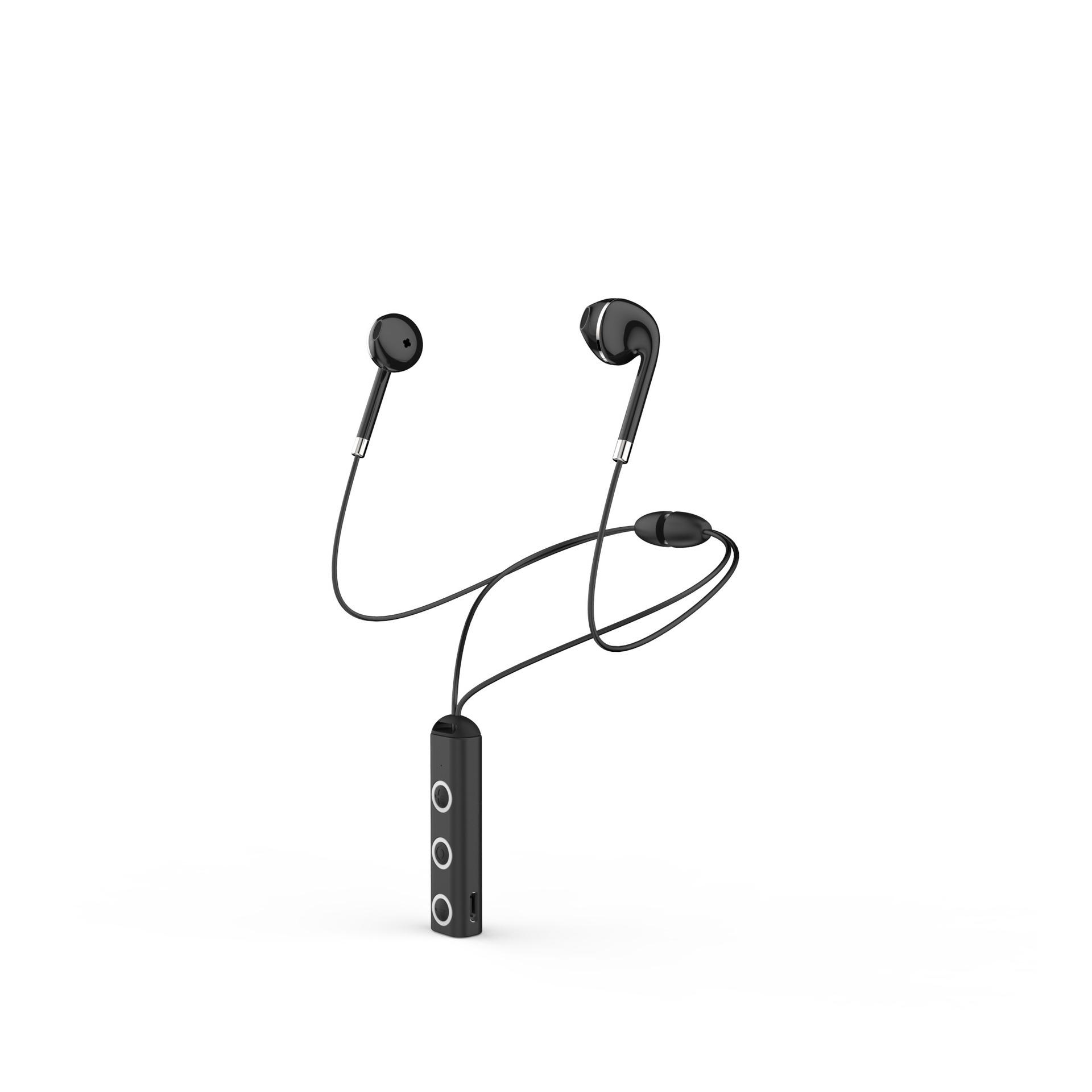 

BT313 Bluetooth-сумісні навушники Магнітні навушники Спортивні бездротові навушники з мікрофоном для Xiaomi Red Mi Huawei чорний