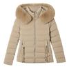 Winter New Cotton-padded Clothes Women's Korean Version Slim-fitting Women's Cotton-padded Clothes Short Fur-collared Cotton-padded Clothes Women's
