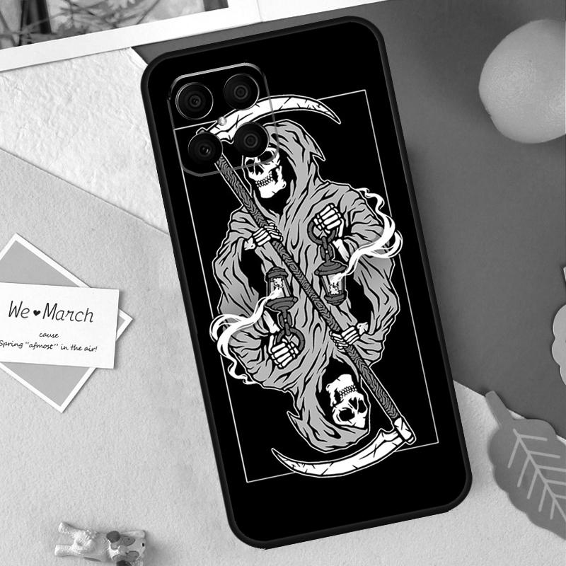 Death Tarot Case For Honor X9b X8b X9a X8a X8 X9 X9c 50 70 90 Lite Honor 200 Pro Magic 7 5 6 Lite Cover