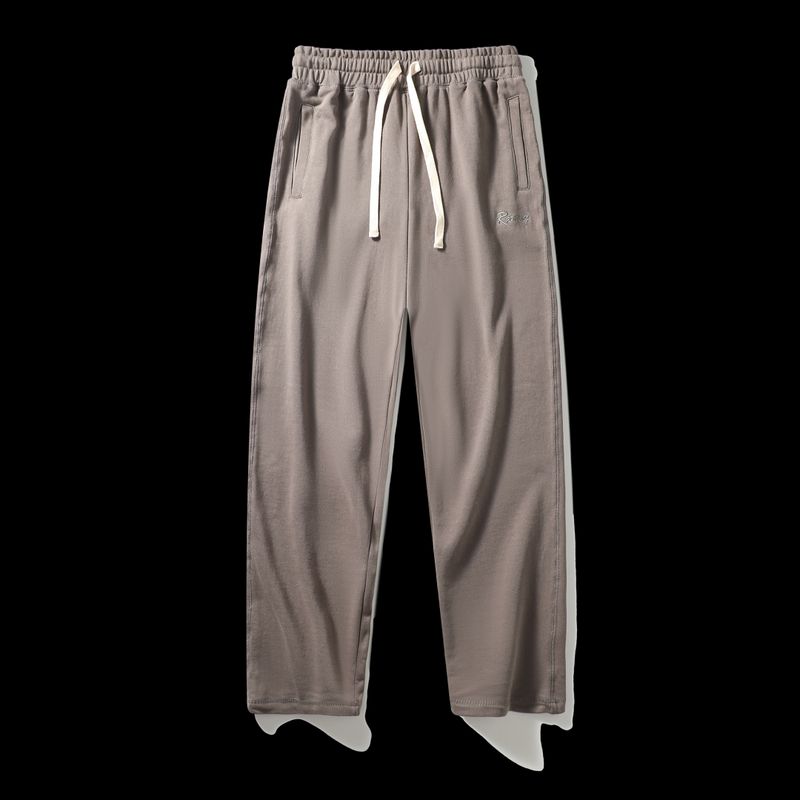 Export Export Tail Goods Japanese Style Simple Drawstring Elastic Waist Terry Cotton Loose Sports Casual Pants Sweatpants Men's Trousers