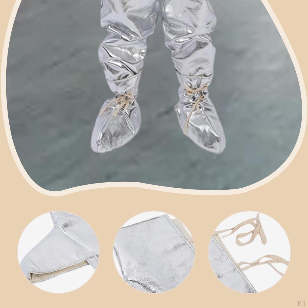 Aluminium Foil Shoe Covers Gear Practical Gift Comfortable Smelting Wear Protectors Plants Steel