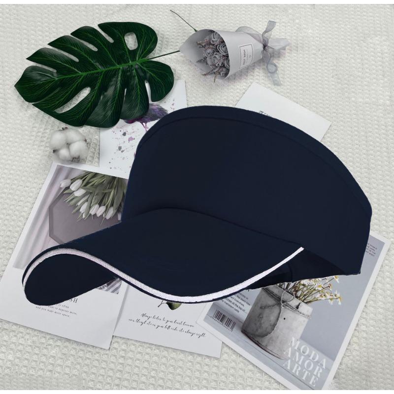 Pure cotton empty top hat printed sun hat topless parent-child hat group printing