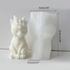 Cat Shape Candle Molds Silicone Molds Resin Casting Mold for Making Candle