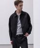 Decoroso Curved Raglan Blouson Jacket [Black]