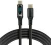 USB-C / USB-C LCD CABLE everActive CBB-2PD5L 200cm 20V 5A 100W