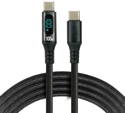 USB-C / USB-C LCD CABLE everActive CBB-2PD5L 200cm 20V 5A 100W