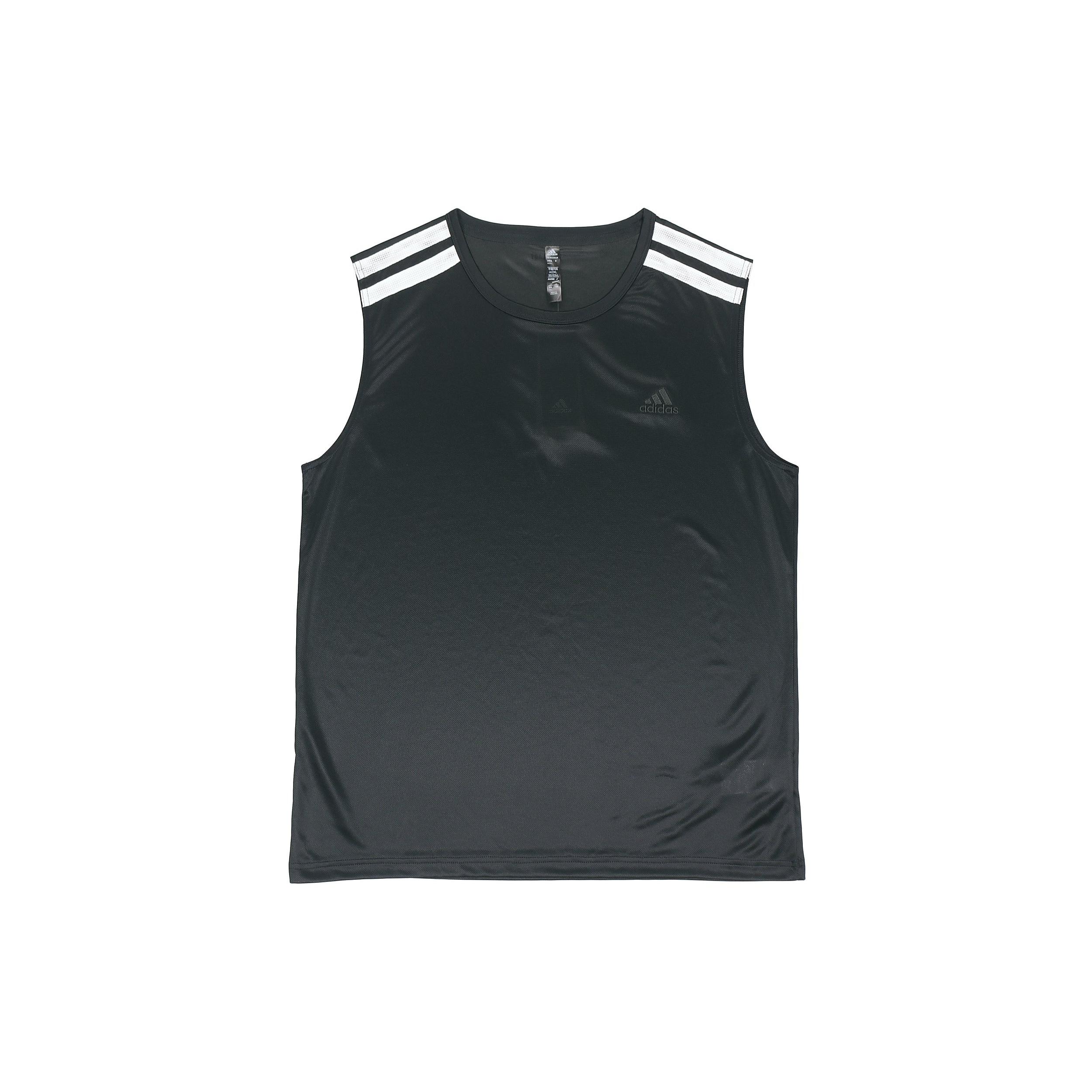 adidas MENS All World Sl 2.0 Basketball Vest Black Men s GT3017 L
