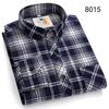 Flanell-Plaidhemden für Herren Klassischer Stil Langarm Umlegekragen Freizeitkleidung Täglicher Gebrauch Pflegeleicht Weiches Material Hemden