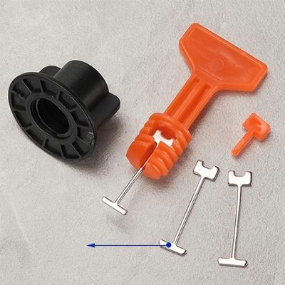 50pcs 0.9mm Tile Leveler Spacers Floor Tile Leveling Tile Laying Construction Tile Laying Clips Spacers Tools Leveling Clips