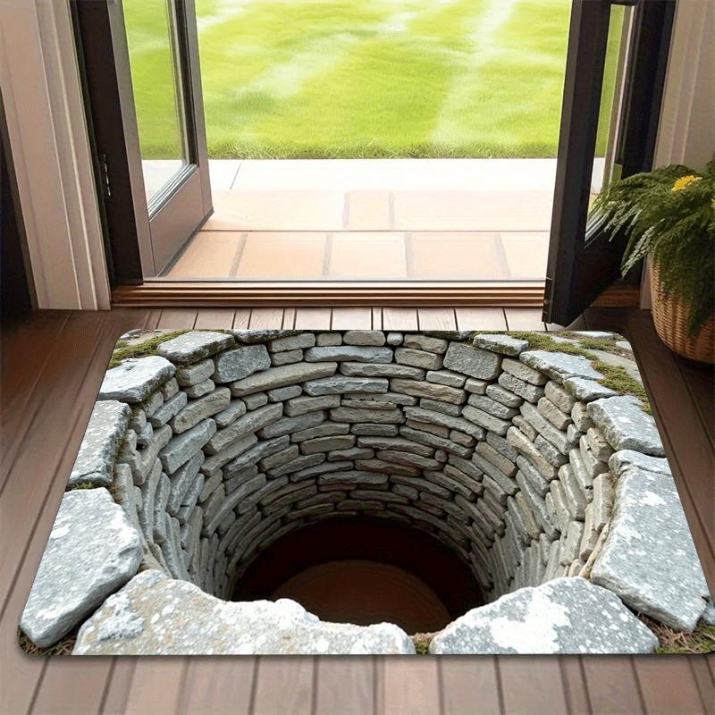 VIKAMA Horror Abyss 3D Carpet Indoor/Outdoor Bathroom Kitchen living room Floor Mat Bedroom Comfort Door Mat Home Decor