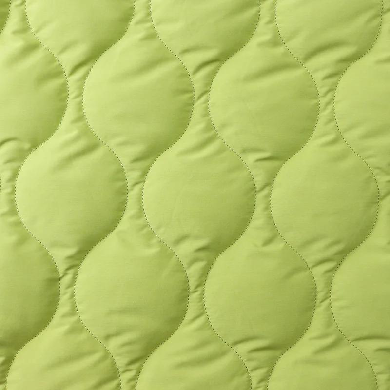 

100x140cm Autumn and Winter Quilted Cotton Fabric, Making Padded Jacket Coat Lining Girls Cute Quilted Cotton Clothes 1Yard зелёный
