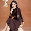 Kebere Women's Spring New Chinese Style Two-Piece Set