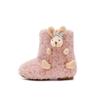 Korean Style Girls' Fashionable Fur Boots - Cute Princess Snow Boots with Soft Soles and Thick Warm Cotton
