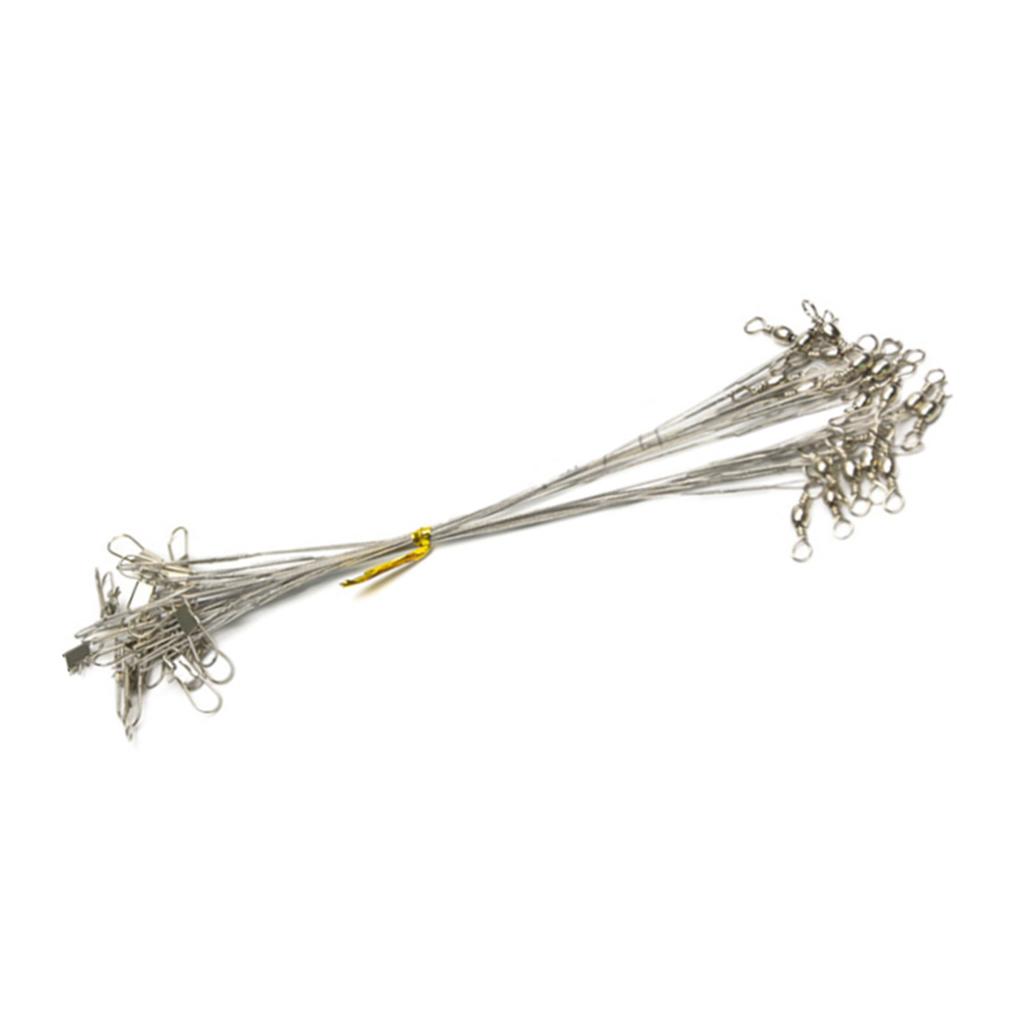 60PCS Fishing ers 15cm 20cm 25cm Steel Anti Bite Fish Wire ers Fishing Equipment Tackle Kit