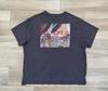 Lost Daze Herren T-Shirt 2XL Grau Streetwear All Hope is Lost Hergestellt in Kalifornien Unisex T-Shirt