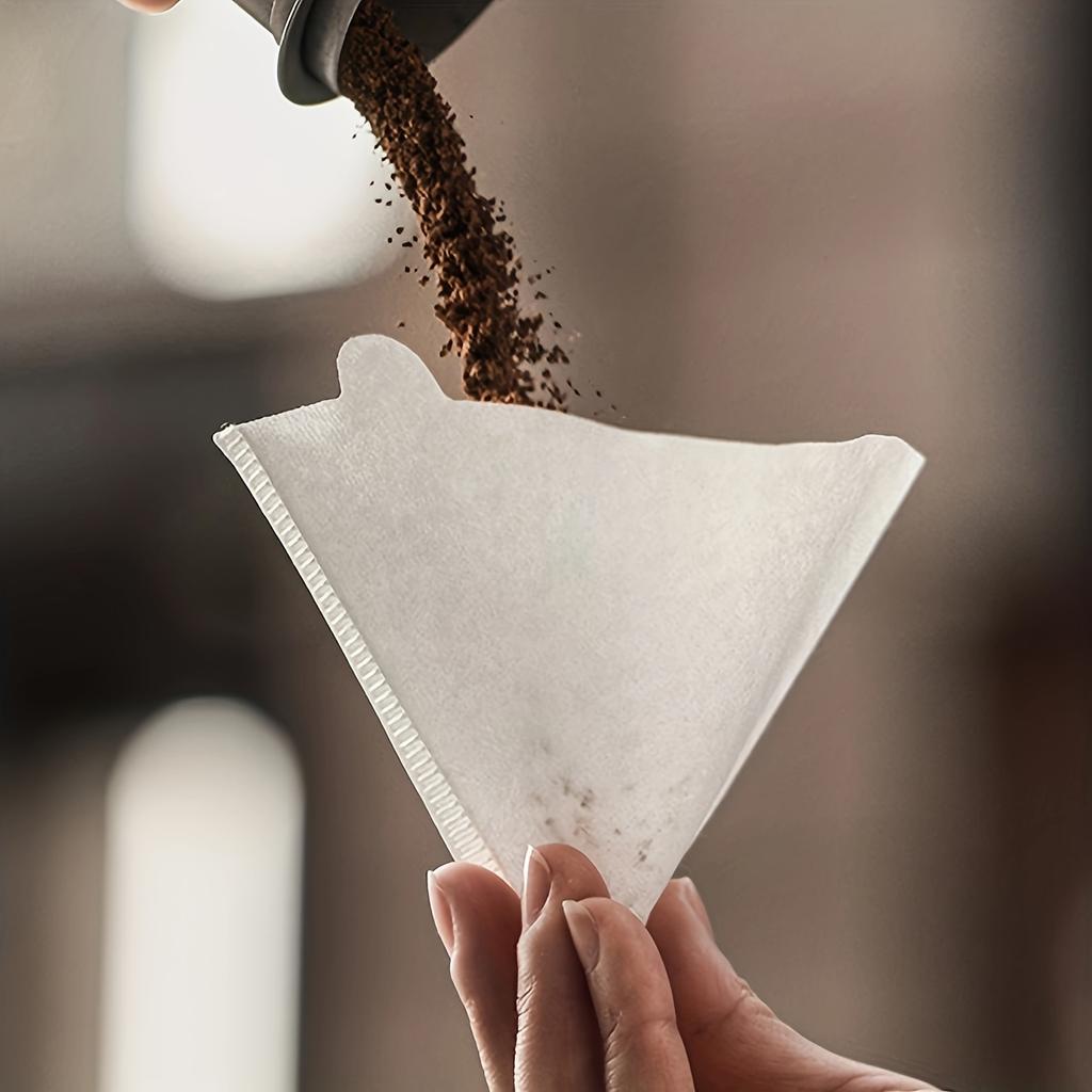 40/120 st V-format Kaffefilterpapper Kaffekopp Filterpapper 1-4 Stycken Handbryggt Kaffekanna Filterpapper Kaffekanna