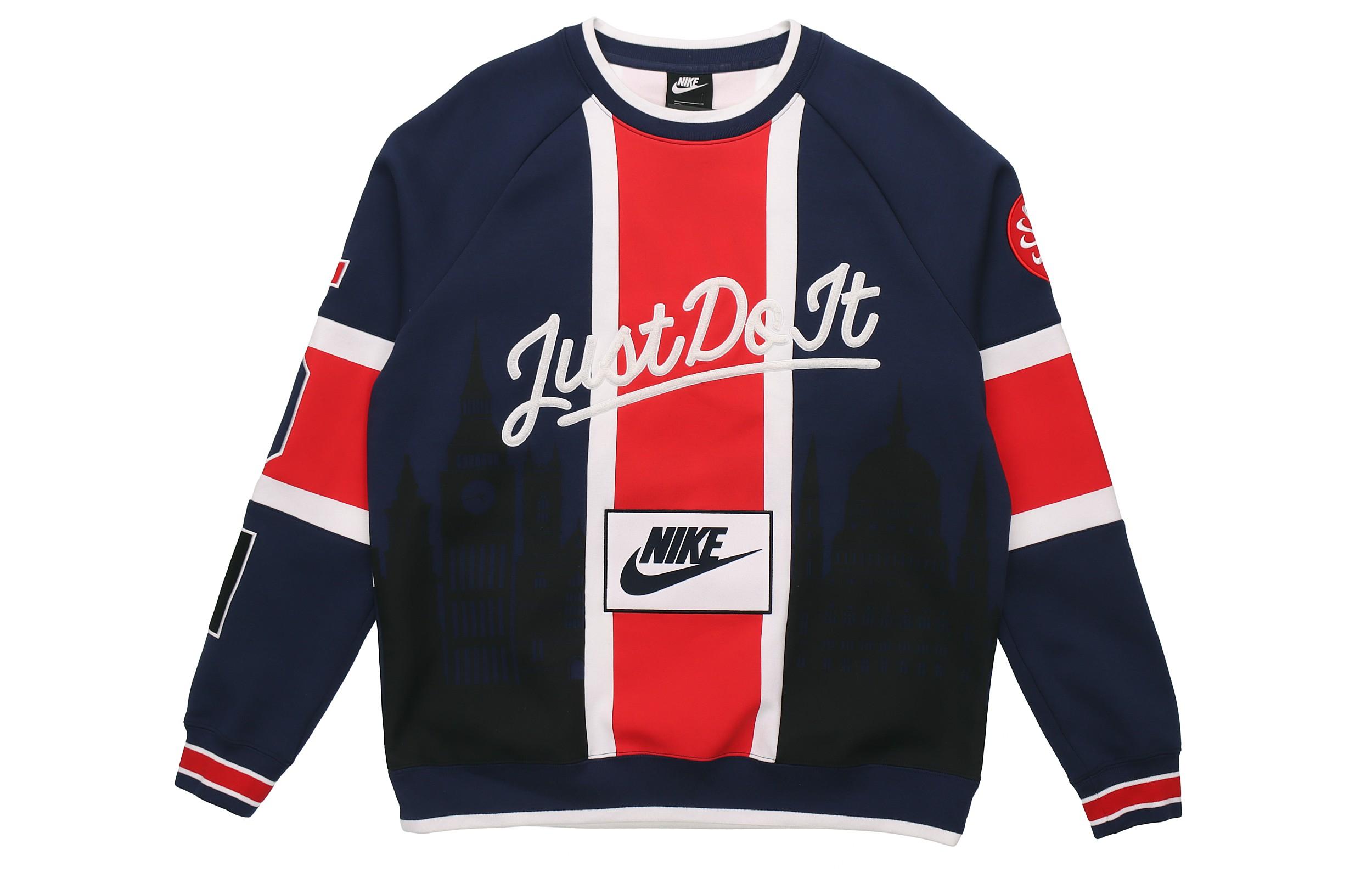 Nike Sweatshirts Men s Crew Neck Moderate Regular AR1993-410 S