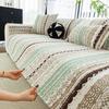 Sofa Cushion Striped Sofa Towels One-Piece Dust Cover Anti Slip Wrinkle-Resistant Healthy And Environmentally Friendly Reusable