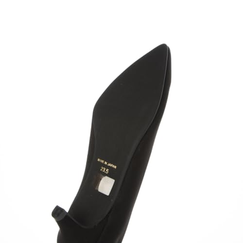 Pitti PDAM43002 Women's Black Suede Pumps, Size 24.0 Cm