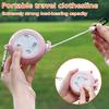 New Retractable No-Drill Hanging Rope with Hooks for Outdoor Camping Hotel Dormitory Portable Travel Clothesline