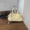 New Pillow-shaped Polka Dot Handbag Korean Cute Fashion Versatile Handbag Lightweight Crossbody Bag Women's Casual Commuter Bag