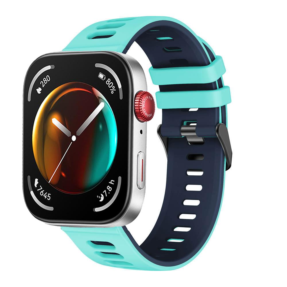 Two Color Silicone Strap For Huawei Watch Fit 4 3 Sport Watchband Breathable Wristband For Huawei Watch Fit 3/4/4 Pro Bracelet