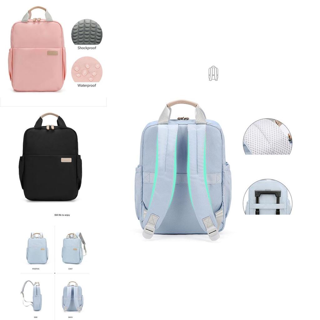 Stylish And Lightweight Nylon Backpack For High School Students 20-35l Capacity Multiple Colors