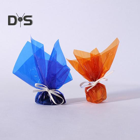 80/160 Blatt transparentes Zellophan-Geschenkpapier DIY Kunsthandwerk Geschenkverpackung wasserdicht heißsiegelbar farbiges Wrap