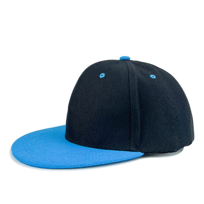 

Cap Flatbrim Baseball Unisex Street Dance Hiphop 24 Colors Korean Fashion BlueBlack