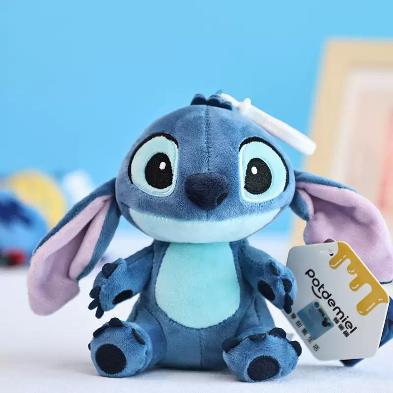 Toy Story Stitch Kawaii Plush Doll Cartoon Stuffed Anime Keychain School bag Pendant Strap Toys Car Keyring Birthday Gift