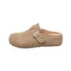 Cow Anti-velvet Women's Shoes Autumn New Thick-soled Outer Wear Bag Head Half Slippers One Pedal Single Shoes