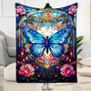 Enchanted Butterfly Garden blanket Suitable for offices, travel, living rooms also a good gift for friends and family Suitable for all seasons.