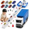 Joyreal Construction Vehicle Set with Storage Case 6 Mini Cars Toy for Kids Ages 3-6 Educational Play Vehicle