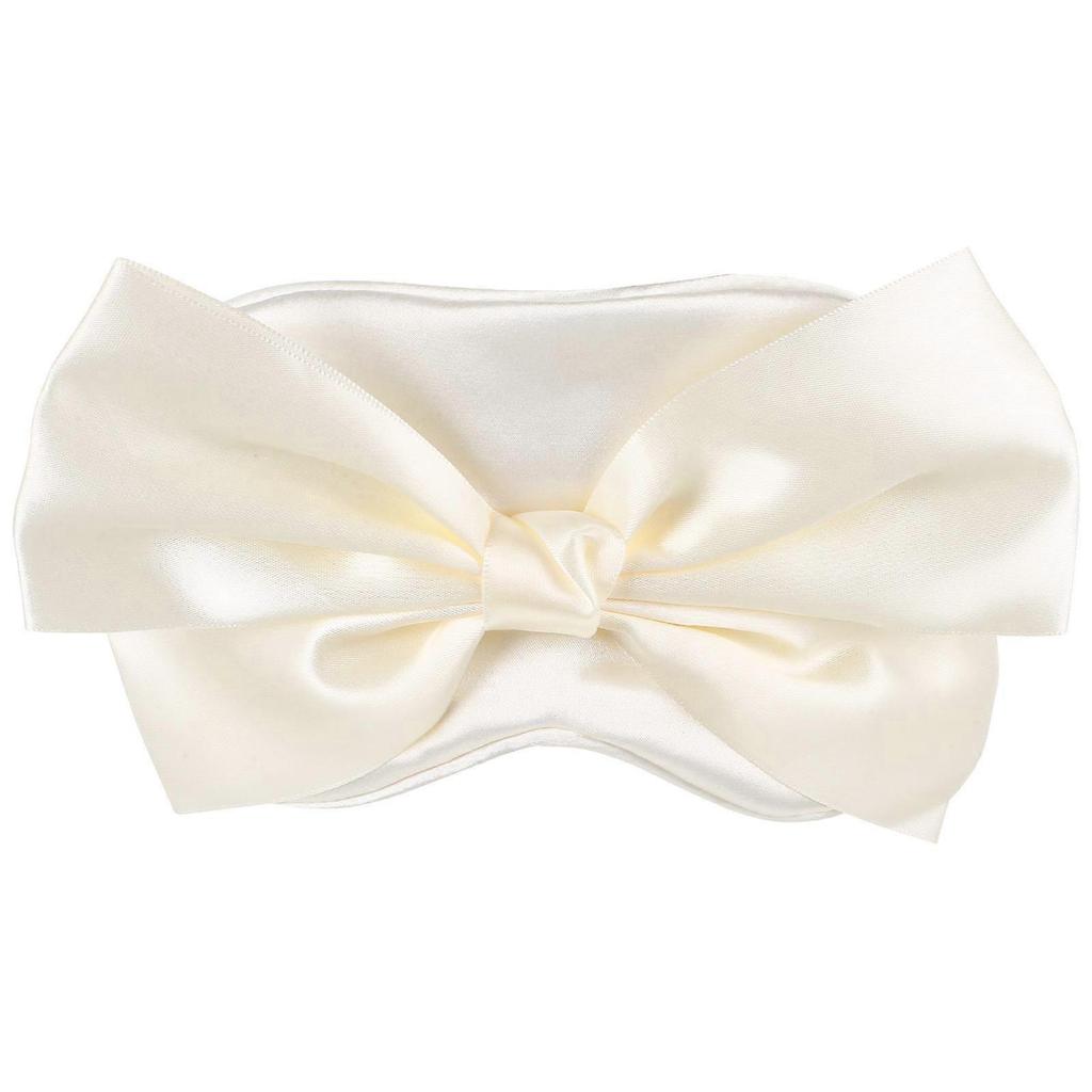 Eye Covers for Sleeping Bowknot Shaped Eye Mask for Sleeping 5Pcs Cloth Ivory