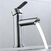 Kitchen Faucet Stainless Steel Hot and Cold Water Tap Single Handle Water Taps Bathroom Basin Countertop Sink Faucet Accessories