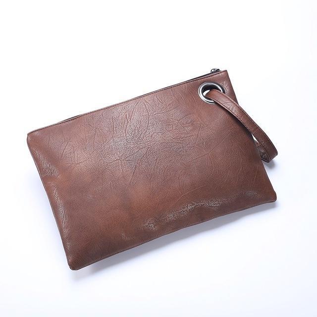 Yogodlns Solid Pochette da donna Busta in pelle Borsa da sera