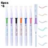 Double-Liner Pens Colored Markers Fine Highlighters Writing Tools for Business Office School Art Drawing