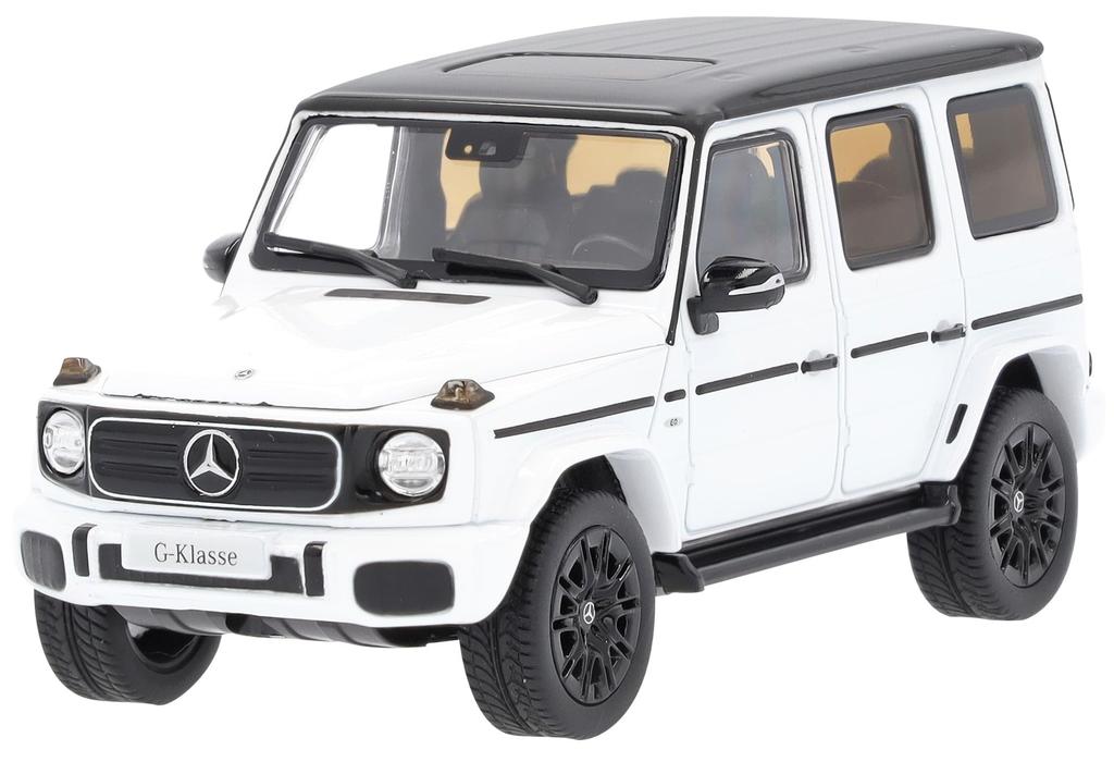 [Mercedes-Benz Collection] Genuine G 580 with EQ Technology AMG Line (N465) MANUFAKTUR Opalis White 1/43 Scale Model