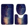 Halloween Bathroom Toilet Three-Piece Floor Mat Doormat Bathroom Carpet