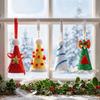 Nonwoven Fabric Christmas Hat Ornament Cone‑Shaped Lightweight Cone Hat Pendant Sequin Decoration Holiday Table Ornament