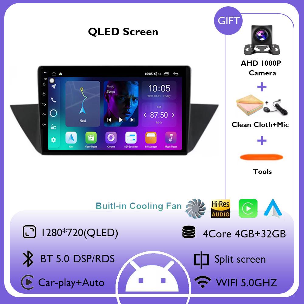 

10 Автомагнитола Android 14 Carplay Для BMW X1 E84 2009 2010 2011 2012 Навигация GPS Мультимедийный плеер WiFi+4G Стерео Авто Видео