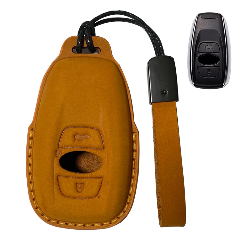 [LETINGFAR] Compatible Key Case for Subaru XV Key Cover for коричневый