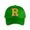 Large Yellow Fabric Letter R Wall Decor Baseball Cap Fashion Unisex Sunhat Womens Outdoor Sports Snapback Cap