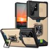 Armor Kickstand Case for Samsung Galaxy S24 S23 Ultra S22 Plus S21 FE Note 20 Cover Card Slot Wallet Ring Holder Business Full Protection Cover