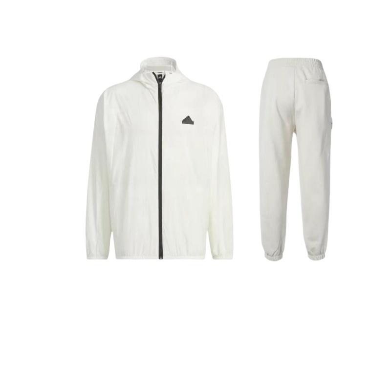 

Adidas С капюшоном, тканые брюки с длинным рукавом и манжетами, повседневный спортивный костюм, костюм унисекс IV7602+-IT3942